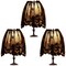 3 Pieces Halloween Lamp Shade Cover Decoration, Black Lace Ribbon Spider web Lampshades Cover Topper Scarf for Festive Party Indoor Decor Supplies, Large 20 X 60 Inch Spiderweb Lamp Shade Cover